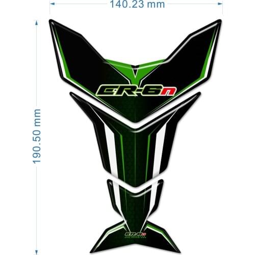 ER 6N Motorcycle Tank Pad Protector Fairing Decal Stickers For Kawasaki ER6N ER-6N Emblem Badge Logo Protection Knee Accessory