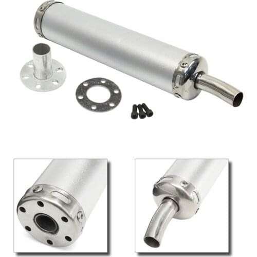 290MM Muffler Pipe Exhaust Motorcycle Exhaust Tip Tail Tube Silencer Motocross Dirt Pit Street Bike Scooter For Suzuki/Yamaha
