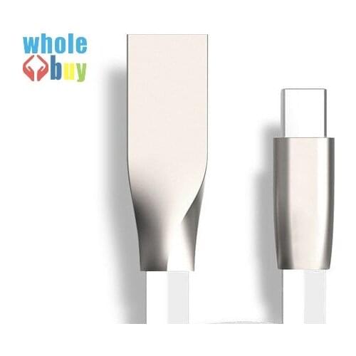 Good quality 3D Zinc Alloy Cable Charger Power Cord for iPhone 8Pin Micro 5pin Type-C for Samsung USB Adapter Wire 300pcs/lot