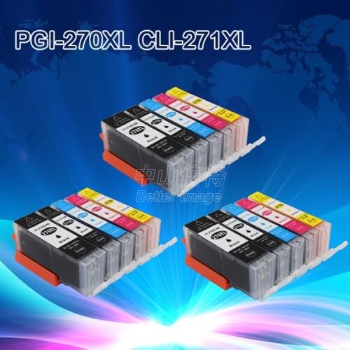 15X Compatible Inkjet Cartridge For Canon PGI-270 CLI-271 PIXMA MG5720 MG5721 MG5722 MG6820 MG6821 MG6822 MG7720 Printer Ink