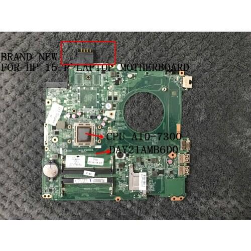 FAT SHIPPING, 100% NEW.DAY21AMB6D0 / DAY23AMB6C0 / 766714-501 LAPTOP MOTHERBOARD FOR HP PAVILION 15-P ONBOARD PROCESSOR A10