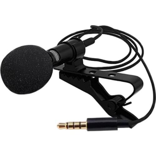Microphone Mini Recording Microphone Collar Clip Microphone Recording Microphone Clip MIC For Voice Recorder