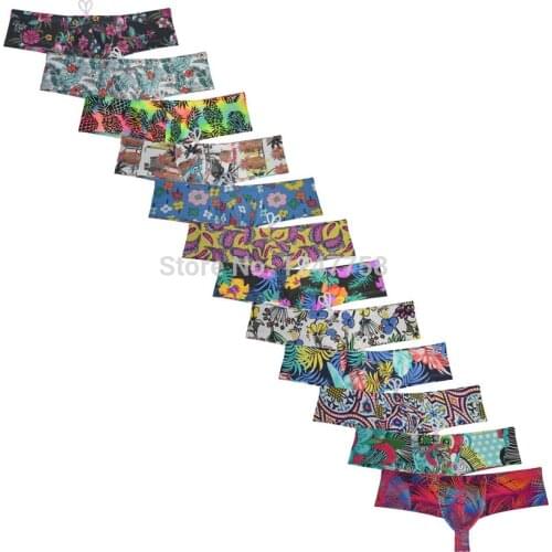 Men Boxershorts Cueca Masculina Male Enhancing Swim Cheeky Boxer Swimwear Brazilain Bikini Trunks Bokserki