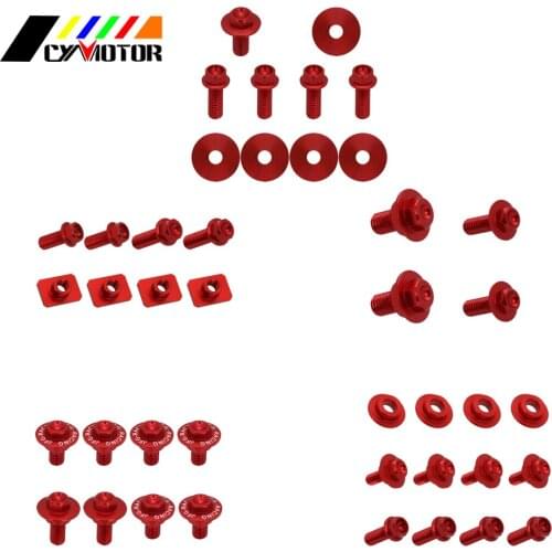 Dirt Bike Motocycle Plastic Body Parts Guard Screw Bolt For Honda crf250r crf 250r 2006 2007 2008 2009