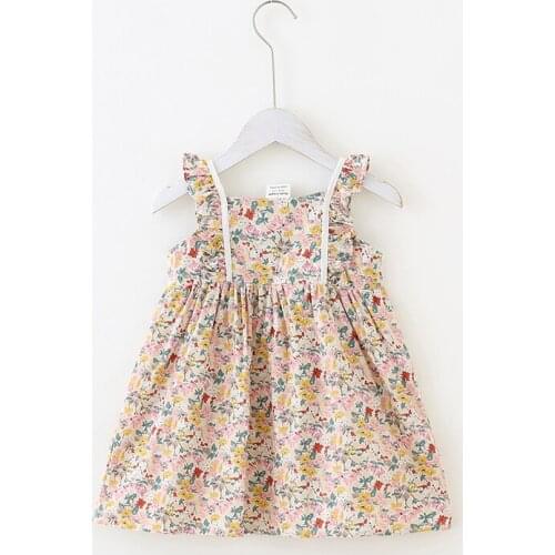 Off shoulder Dress Girl elegant Clothing birthday princess costume Summer clothes casual Cotton frock for child Floral dresses