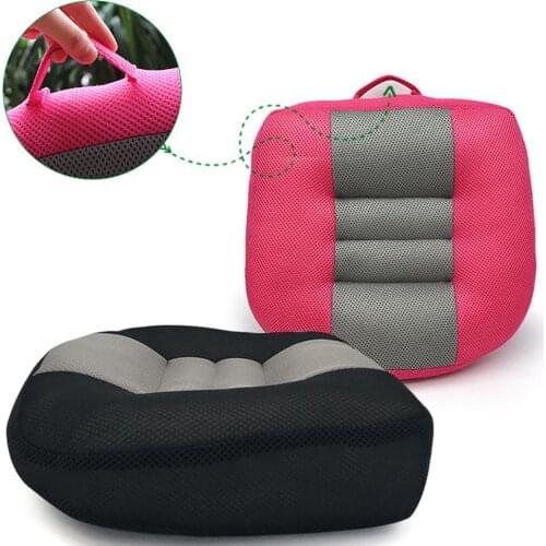 Car Seat Cushion Heightening Height Boost Mat Portable Breathable Driver Booster Seat Pad