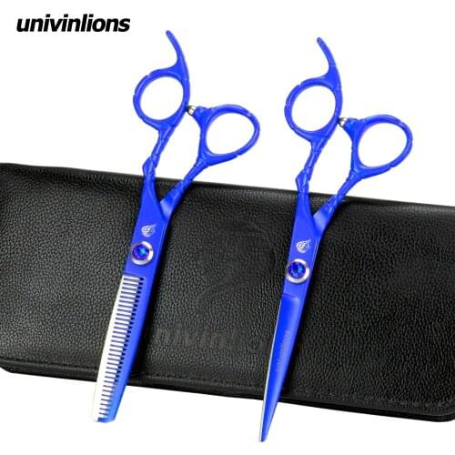6"univinlions professional hair scissors hairdressing thinning barber scissors japan hairdresser razor hot shears sissors salon