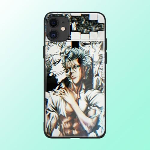 Espada Grimmjow Jaegerjaquez Bleach Silicone Glass Phone Case for IPhone SE 6s 7 8 Plus X Xr Xs 11 12 Mini Pro Max Samsung RedMi