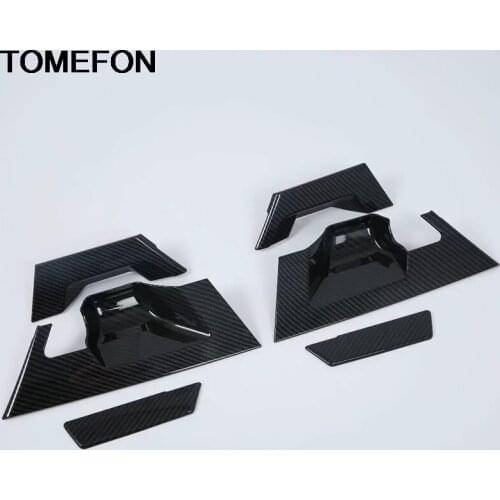 TOMEFON For Toyota C-HR CHR 2016 2017 2018 Rear Door Handle Bowl Frame Moulding Cover Trim Styling Exterior Accessories ABS