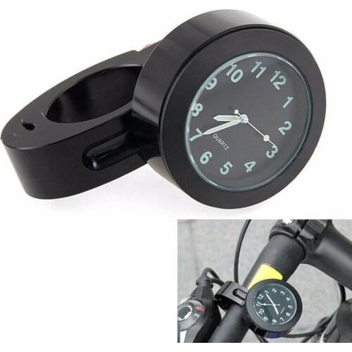 22/25MM Universal Motorcycle Handlebar Watch Bike Hand Grip Bar Mount Dial Clock Waterproof For Scooter Bicycle Motor ATV