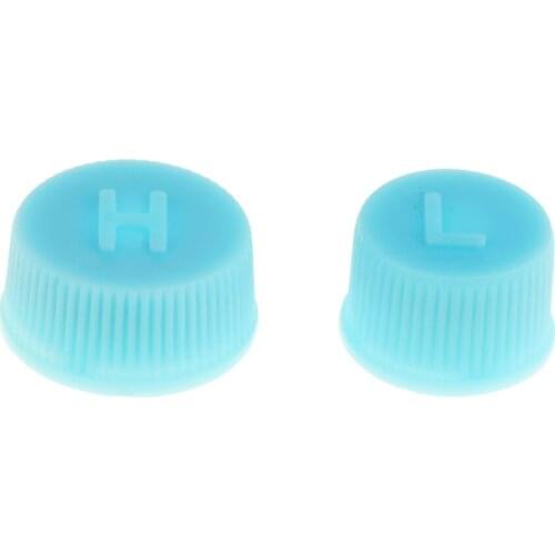 1 Pair of Air Conditioning R134a Charging Service High Low Side Connection Caps