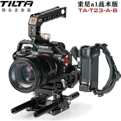 Presale TILTA Sony A1 Cage Kit for SONY A7S3/A73/A7R3/A7R4 Half Cage Full Cage Kit Quick Release Plate with Top Handle Grip