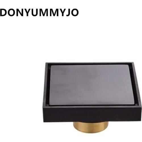 DONYUMMYJO 1PC Copper Floor Drain Invisible Black Ancient European Deodorant Core Copper Floor Drain