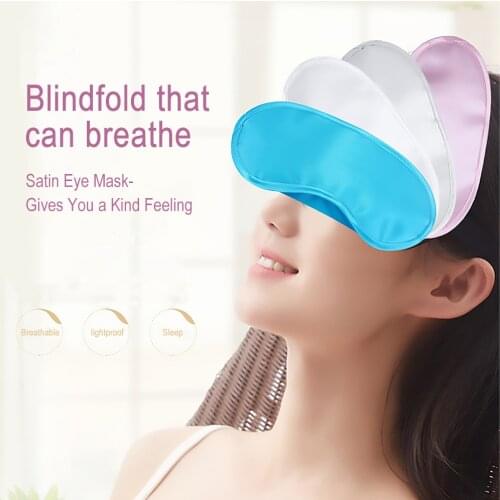 Sleep Mask Eye Cover To Sleeping Dream Night Convenient Polyester Sort Blindfold Aid Bandage Eyepatches Women Men Travel Relaxed