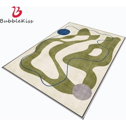 Bubble Kiss Fashion Morandi Style Carpet for Living Room Orange Abstract Pattern Customized Carpet Home Anti-wrinkleBedroom Rug