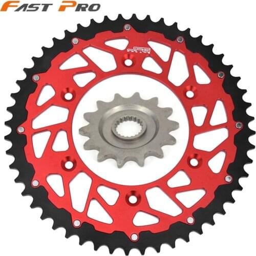 Motorcycle T/520 Front Rear Sprockets Set For Husqvarna TE125 TC125 FC250 FE250 TC250 TE250 TE300 FE350 FC350 FC450 2014-2016