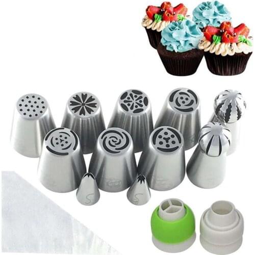 23-piece Set Russian Decorating Mouth, Torch Decorating Mouth Ball-shaped Decorating Mouth Kit