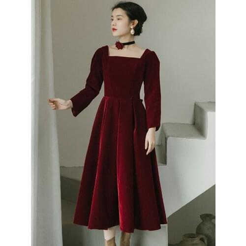 2020 new fashion womens clothing Vintage dress Full woman dress dresses for women