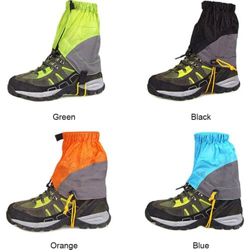 Dustproof Foot Cover Lightweight Waterproof Snow Shoes Cover Outdoor Hiking Running Hunting Scratch Resistant Leggings Gaiters