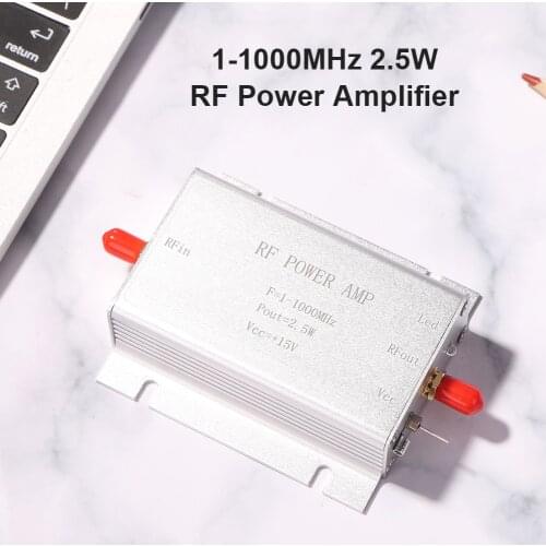 1-1000Mhz 2.5W Rf Power Amplifier For Hf Fm Transmitter Vhf Uhf Rf Ham Radio Wireless Remote Control Walkie Talkie Work Stably