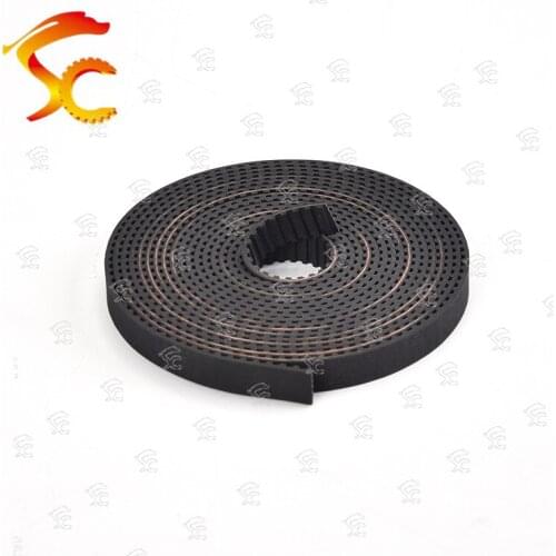 High Quality 5meters/lot MXL 3MM timing belt width 3mm Rubber MXL-3mm small backlash MXL Open Belt For 3D print