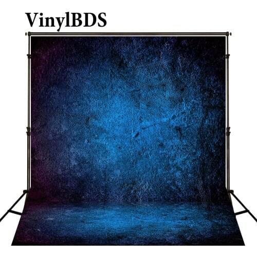 VinylBDS 8X8FT Newborn Baby Backgrounds Photography Light Blue Wall Bokeh Textural Old Floor Studio Background