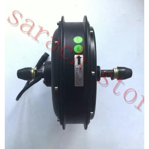 High Quality 48V 500W brushless non-gear hub motor,Electric bicycle rear wheel motor