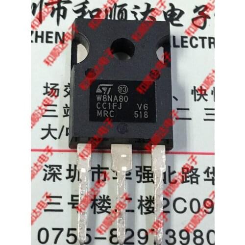 10pcs/lot STW8NA80 brand new spot TO-247 800V 7.2A