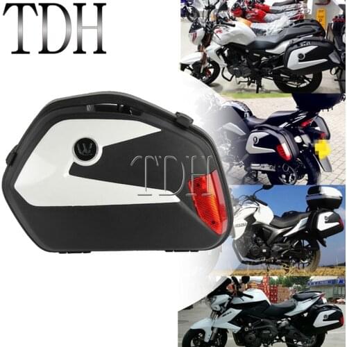 Motorbike Side Pannier 2x Side Boxes 20L Luggage Case Top Side Cargo Saddlebag For Suzuki Bandit GSXR GSX-R V-Storm 650 750 1300