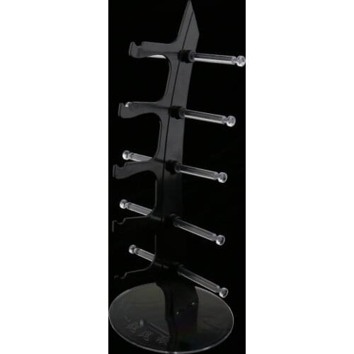 2 Pcs Black White Sunglasses Rack Holder Glasses Display Stand Eyeglasses Organizer