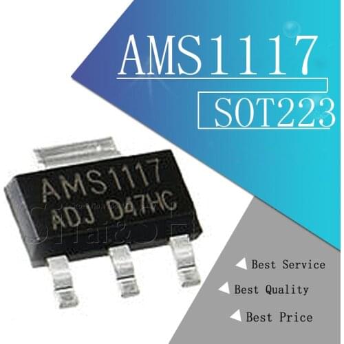 50pcs AMS1117-5.0 LD1117 LM1117 5.0V 5V SOT223 SMD New original