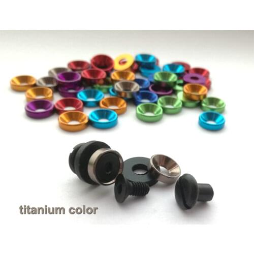 7.5mm x 5mm Titanlum Color Kydex Holster SUS304 screw Holster hardware chicago screw for Tek lok buckle screw DIY