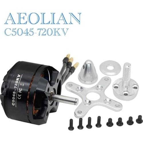 Aeolian 6mmm Motor Shaft C5045 890kv 720kv Electric DC motor for RC Airplane Quadcopter Skate Board