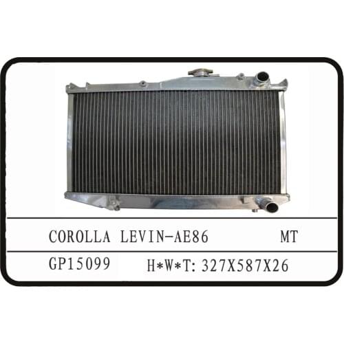Golpher Aluminium Radiator for TOYOTA COROLLA AE86 MANUAL