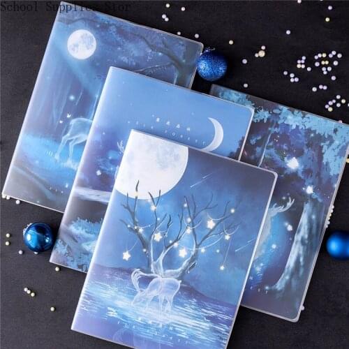Thickened Plastic Sleeve Notebook A5 Inspirational Student Notepad Large 16K Soft Copy Plastic Sleeve Notebook Journal Notebook