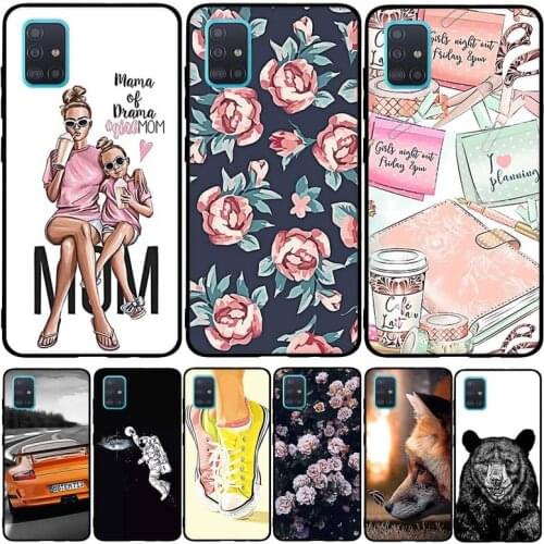 For Samsung Galaxy A51 SM-A515F Case Soft TPU Silicone Shell For Samsung A51 A 51 Cover Cartoon Coque For Samsung A51 A 51 Capa