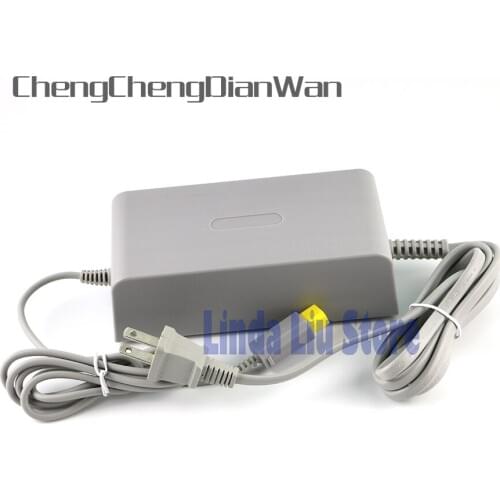 ChengChengDianWan US Home Wall Power Supply AC Charger Adapter Cable for Wii U WiiU Console 100-240V DC 15V 5A