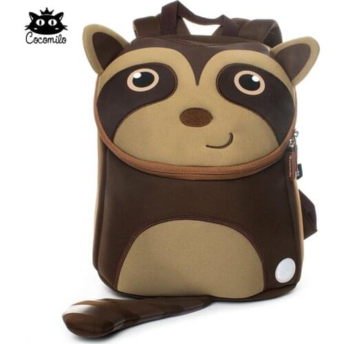 Cocomilo Brand Kid Backpack School Bag for Boys Cartoon Sloth Design Children Kindergarten Small School Bag Mochila Infantil
