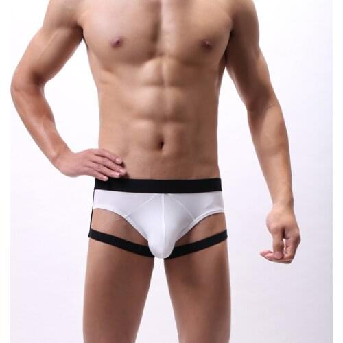 Men Low-Waist Sexy Underwear Sling Hip Raise Boxer Mens Panties Soft Breathable Underpants Jockstrap Sissy Sexy Lingerie Thongs