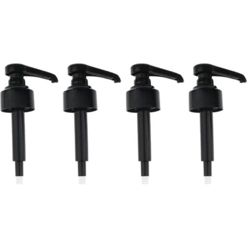 4Pcs/Set Coffee 1 Liter Dispenser Syrup Pump Black Liquid Dispenser for Monin Syrup 10Ml Juice Bottle Dispenser Pump Tool