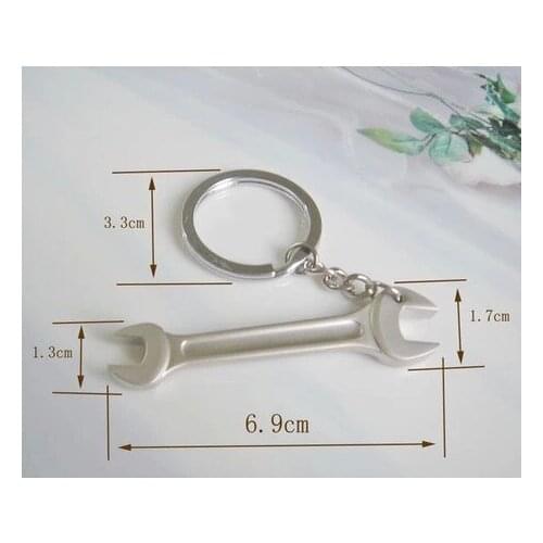 Double end wrench ferramentas keychain promotional trinket gadget trinket free shipping