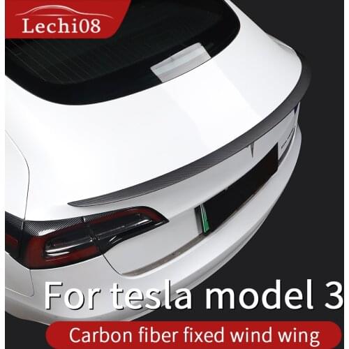 For tesla model 3 accessories/car accessories carbon spoiler tesla model 3 tesla three spoiler tesla model 3 carbon/accessoires