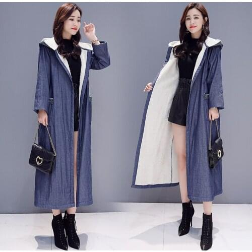 LDKVGSU Women's Insulated Trench Coats