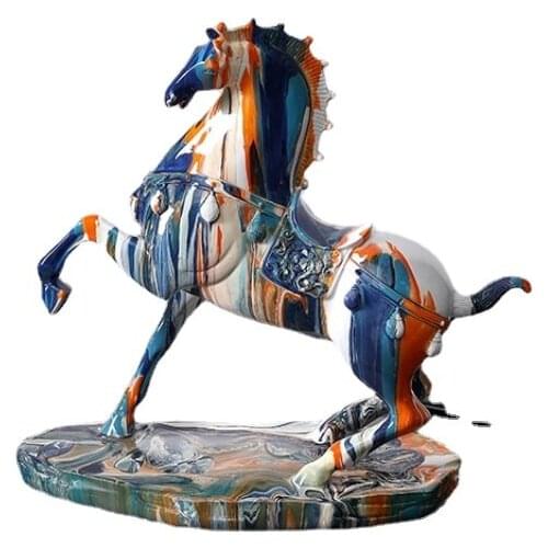 Light and Decoration High Horse Furnishing Articles Arts and Crafts Indoor Living Room Office Desktop Home Decoration