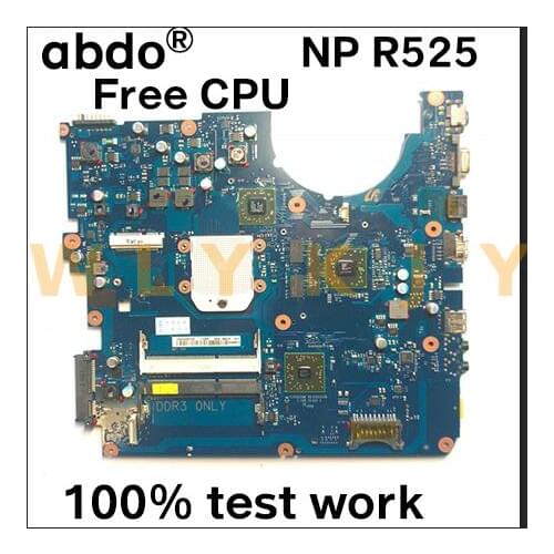 For Samsung R525 NP-R525 Laptop Motherboard HD4200 512MB DDR3 100% test work Free cpu BA92-06827A BA92-06827B BA41-01359A