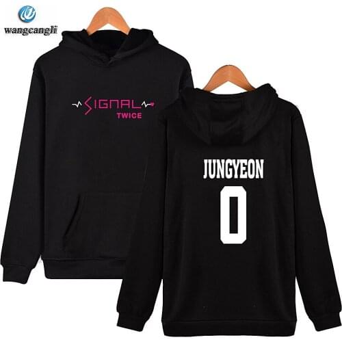 KPOP TWICE sweatshirt hoodies men/women moletom masculino winter K pop hoodie Tracksuit hip hop fashion Jacket Coat Plus Size