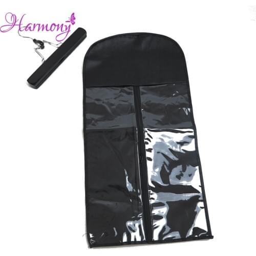 Newest Style 5Pcs/lot Hair Extension Carrier Storage With Hanger Hair Extensions Bag For Carrie and Packing Hair Extensions
