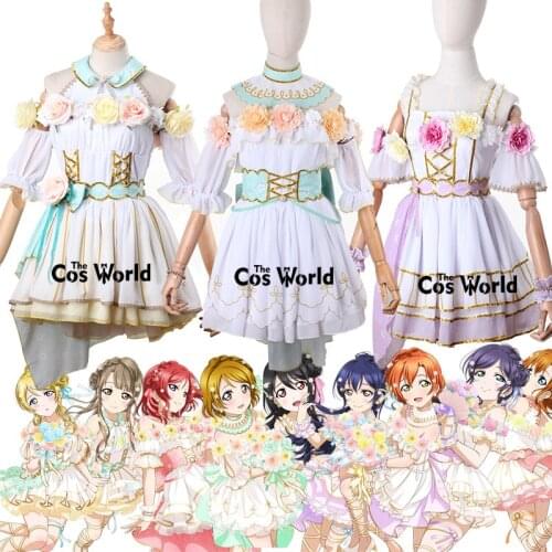 LoveLive! Flower Festival 9 Characters Kousaka Honoka Minami Kotori Sonoda Umi Ayase Eli Tojo Nozomi Anime Cosplay Costumes