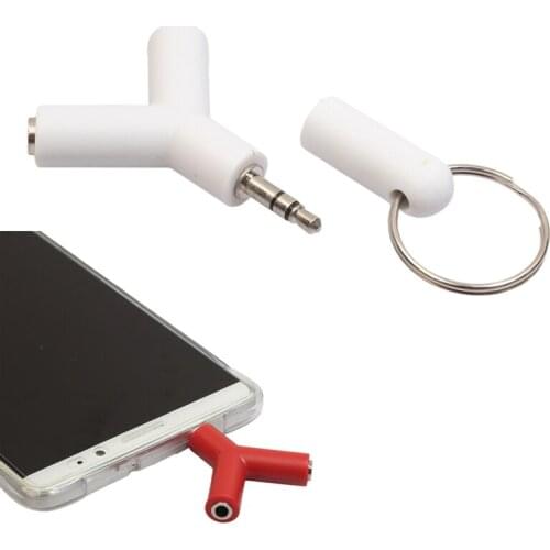 Earphone Splitter Y Type Audio Couple Two In One Headset Listen Together Double
