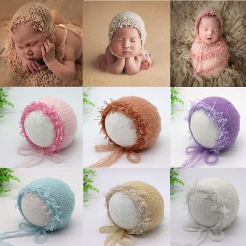 Newborn photography props men and women baby hats mohair newborn hats baby photo shooting props accessories